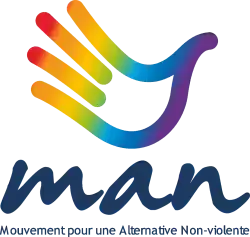 Mouvement pour une alternative non-violente (MAN) logo