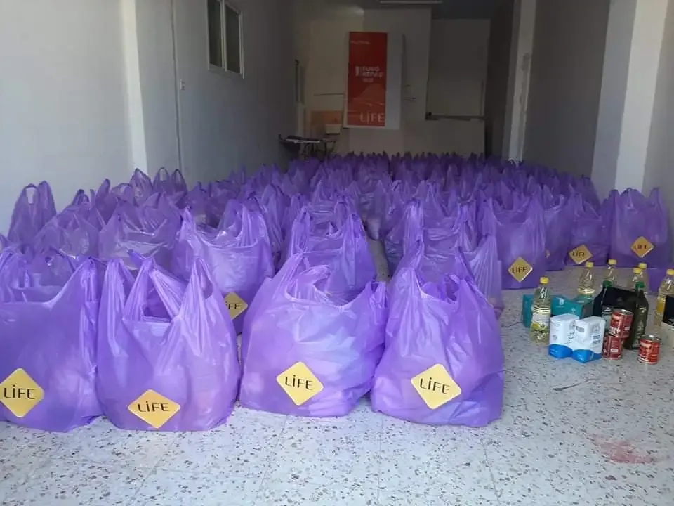 Families receiving Ramadan food parcels in 2021