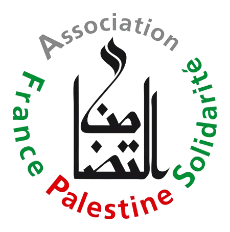 شعار جمعية التضامن مع فلسطين في فرنسا (AFPS)