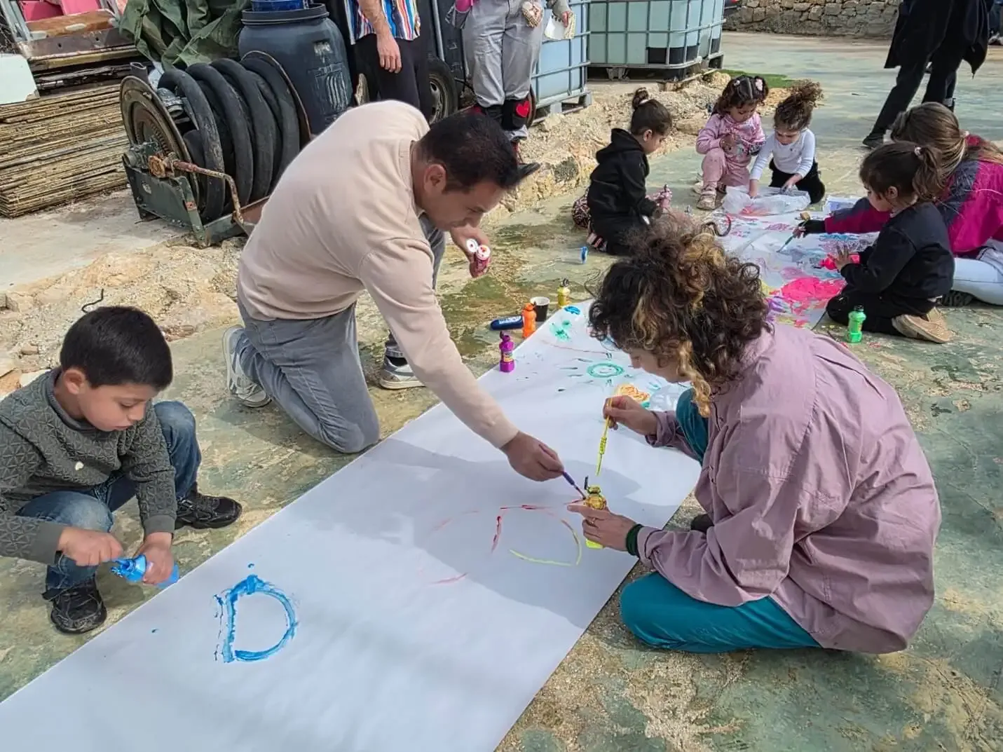 Creative activities with peace activists